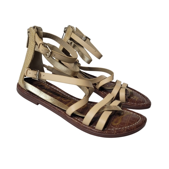 Sam Edelman Gibbs Gladiator Sandals Size 7 - Picture 1 of 5